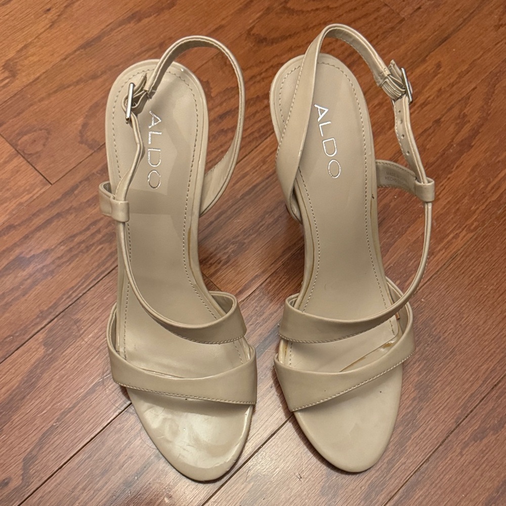 Aldo Cream‎ Strappy Heels